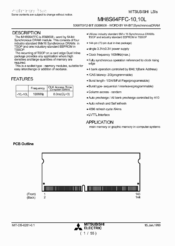 MH8S64FFC-10_637602.PDF Datasheet