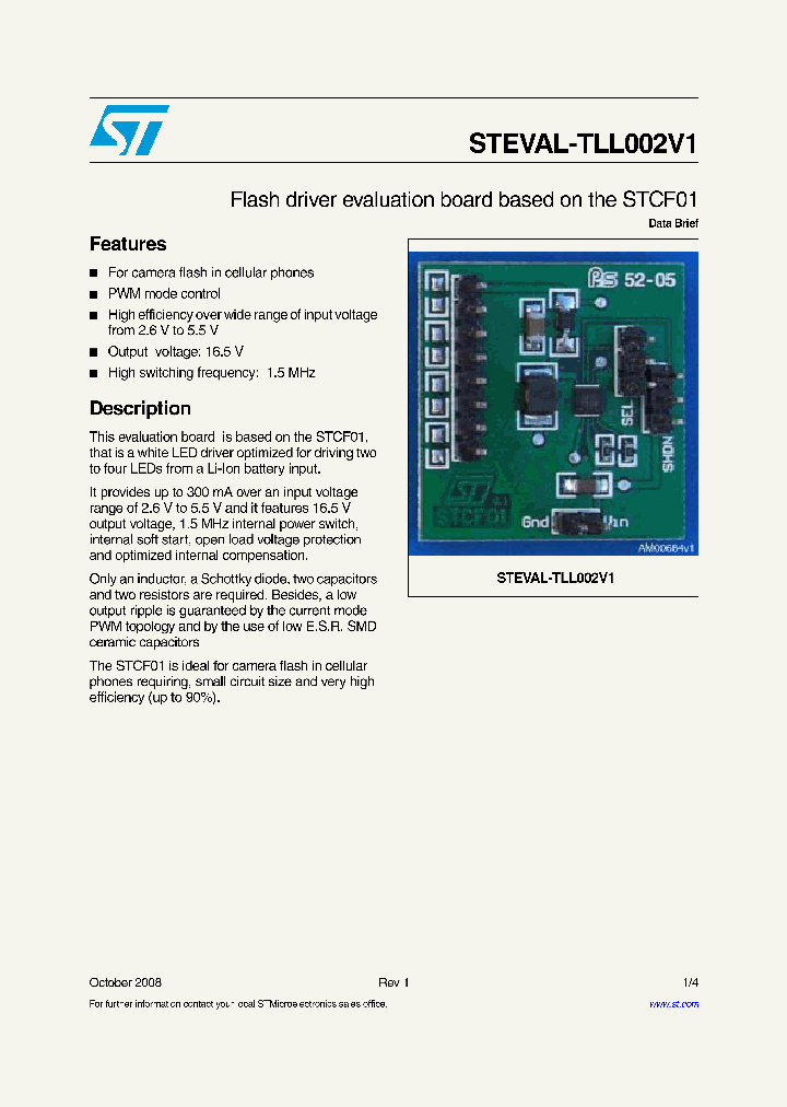 STEVAL-TLL002V1_549244.PDF Datasheet