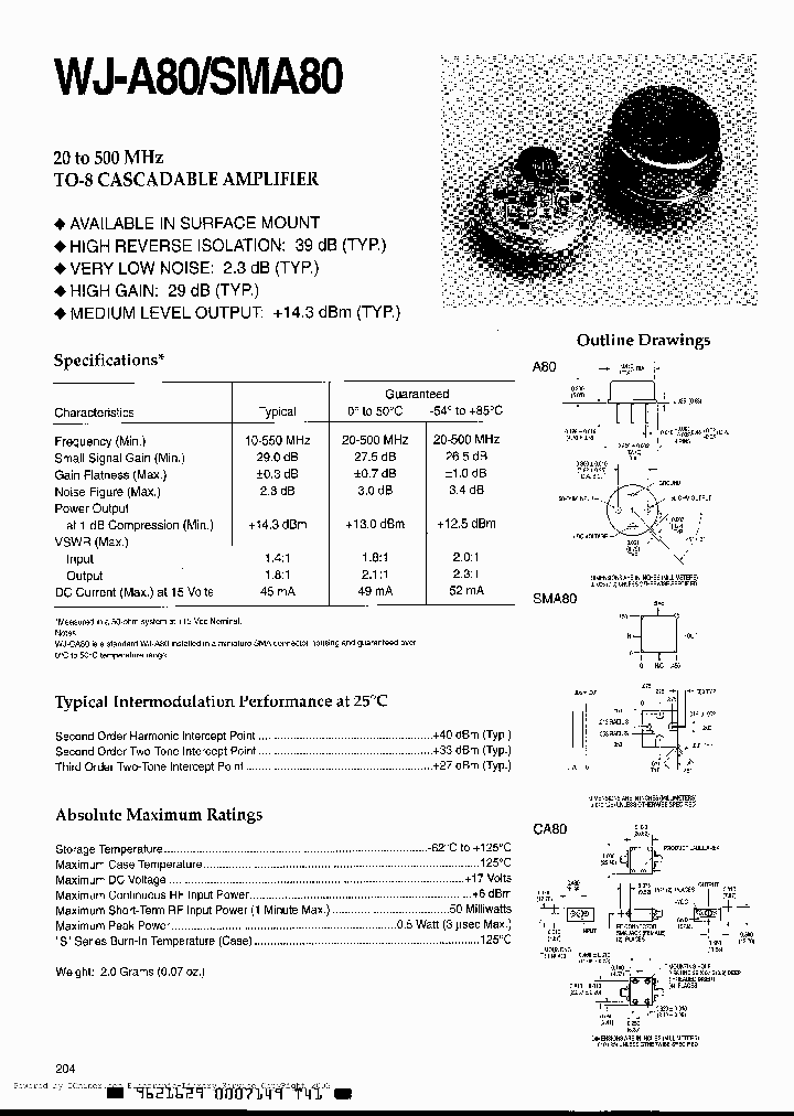 WJ-A80_554314.PDF Datasheet