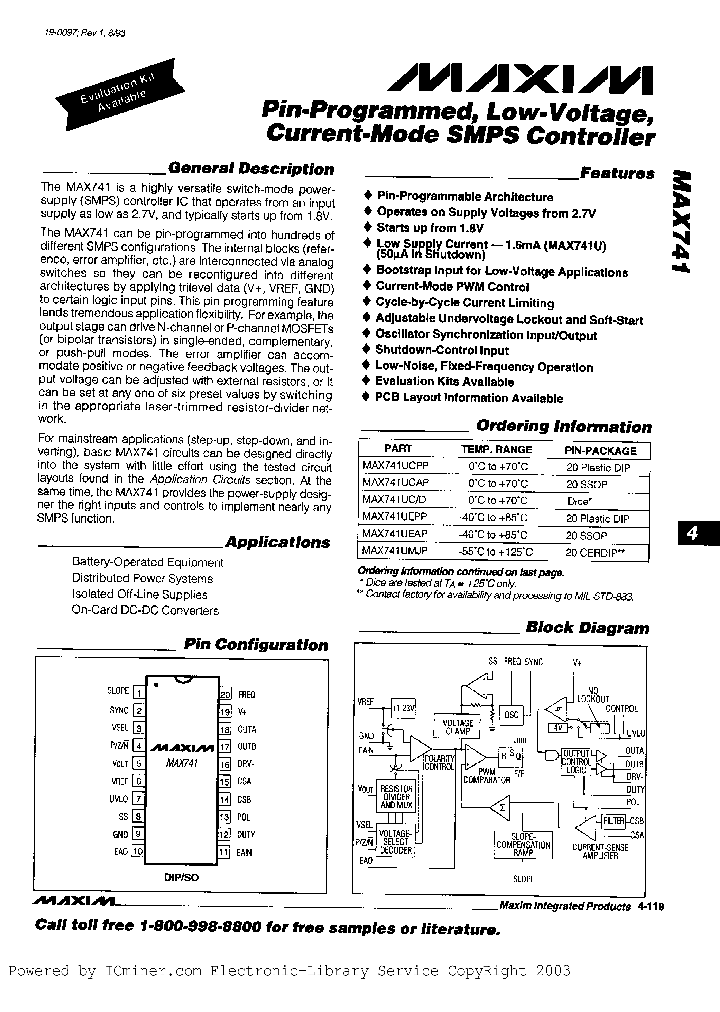 MAX741UCD_559444.PDF Datasheet