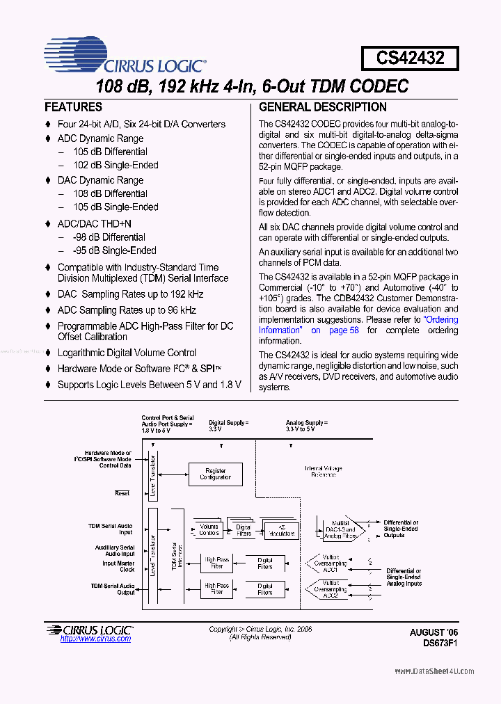 CS42432_526910.PDF Datasheet