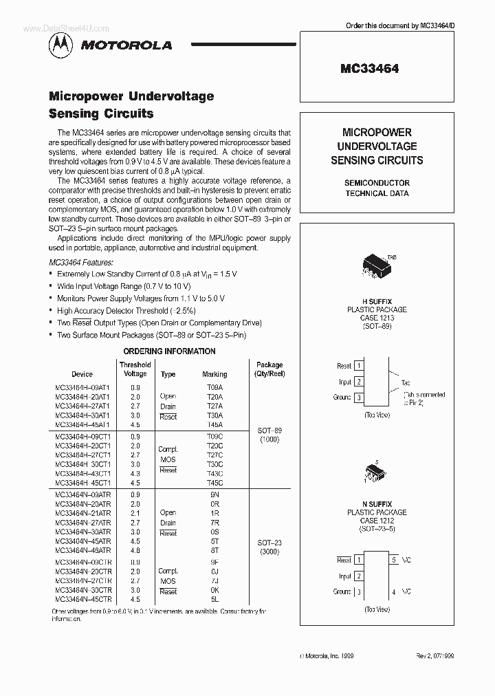 MC33464_531031.PDF Datasheet