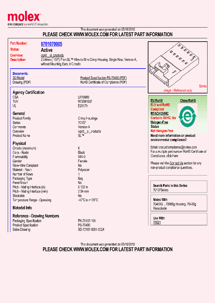 701-07-0005_936070.PDF Datasheet
