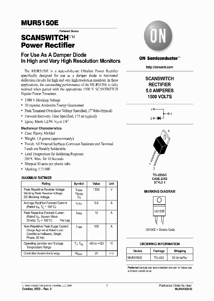 MUR5150ED_584346.PDF Datasheet