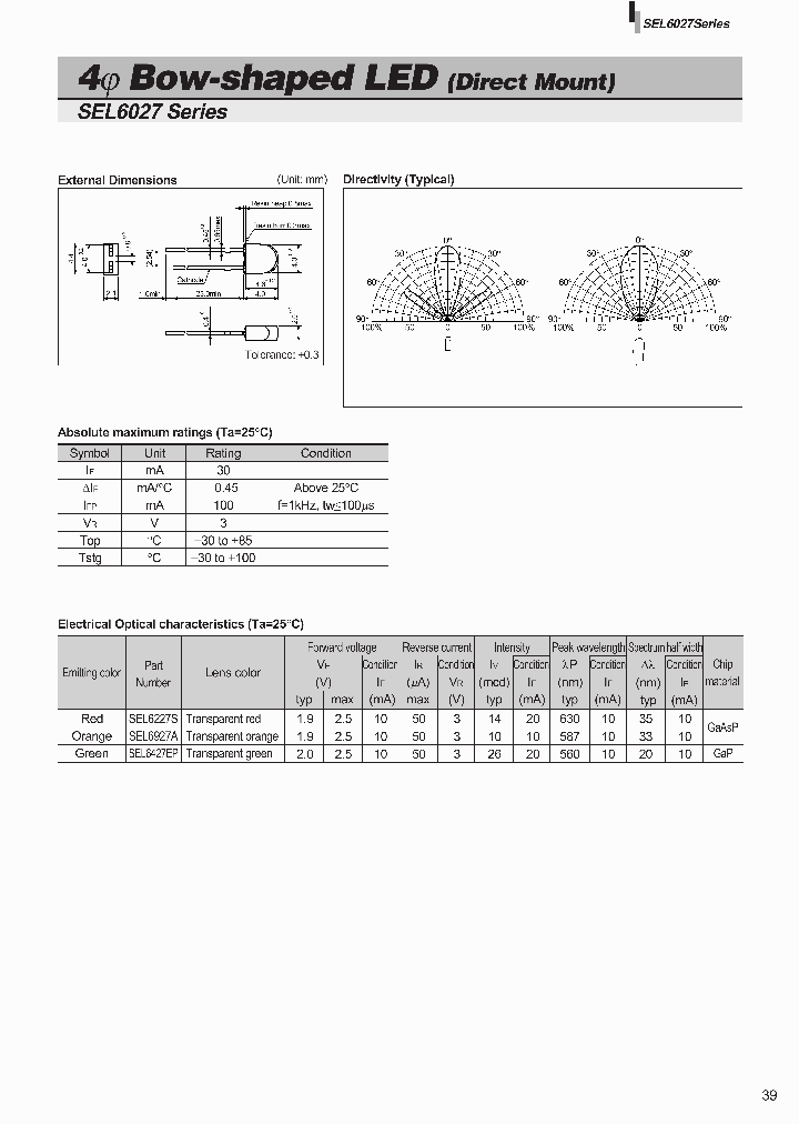 SEL6027_585309.PDF Datasheet