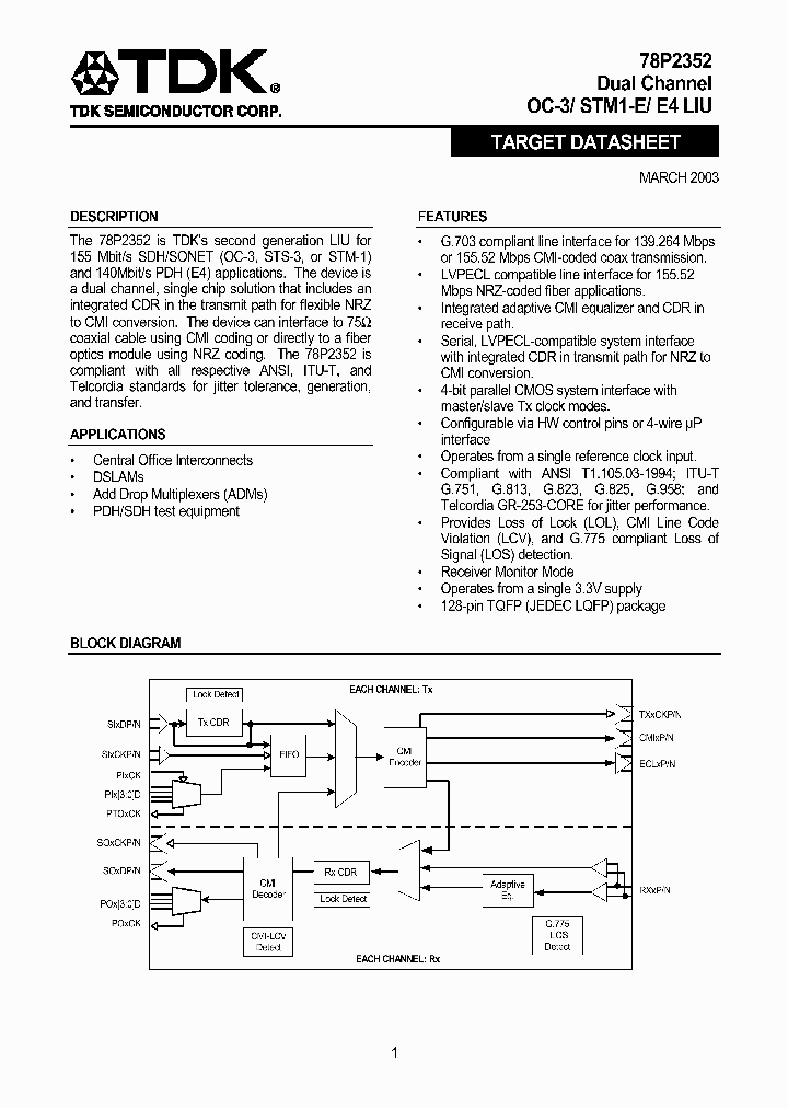 78P2352_595190.PDF Datasheet