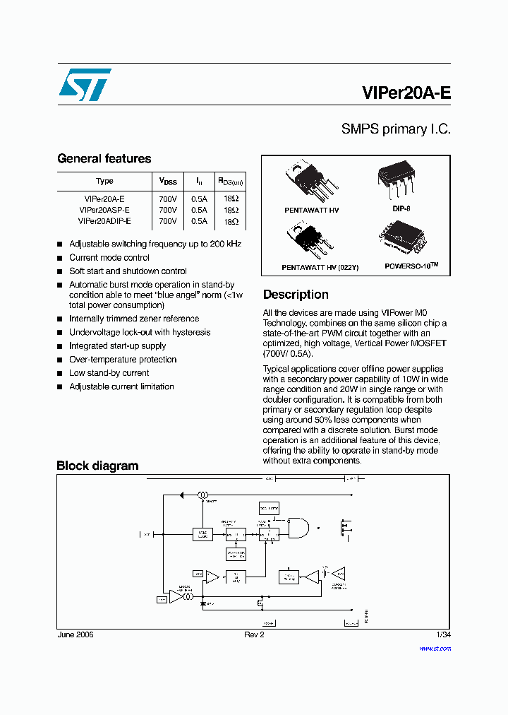 VIPER20A-22-E_602714.PDF Datasheet