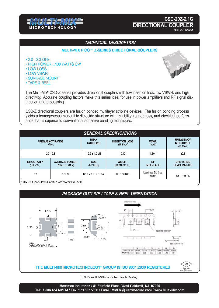 CSD-20Z-21G_944984.PDF Datasheet