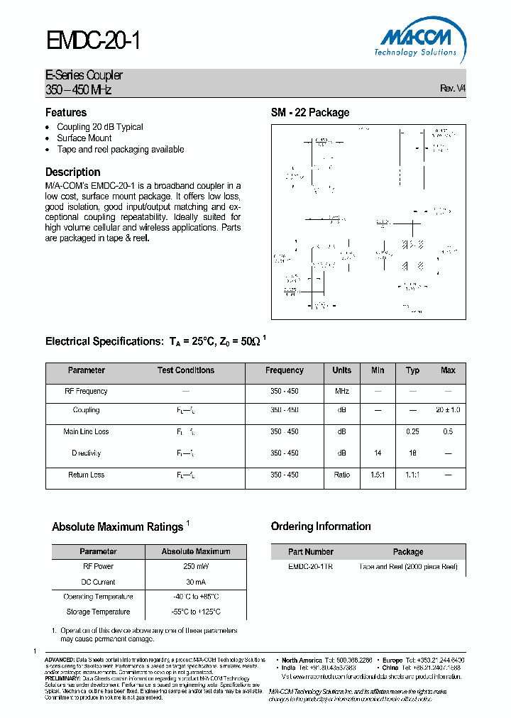 EMDC-20-1TR_945705.PDF Datasheet