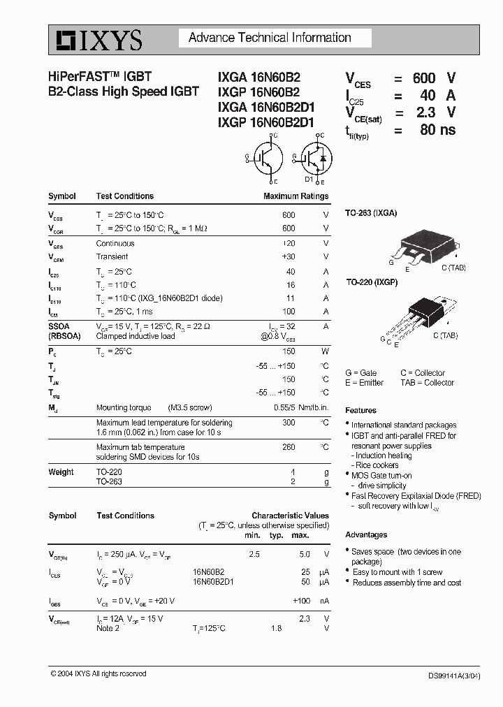 IXGP16N60B2_722386.PDF Datasheet
