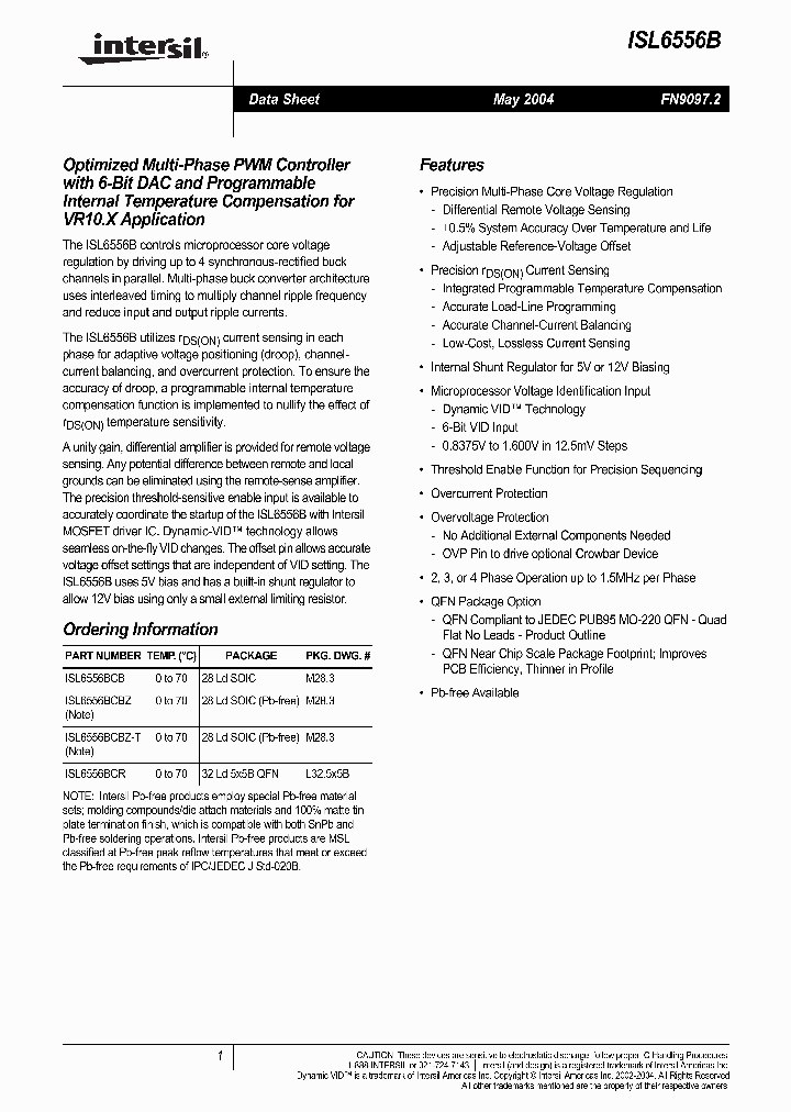ISL6556B_724865.PDF Datasheet