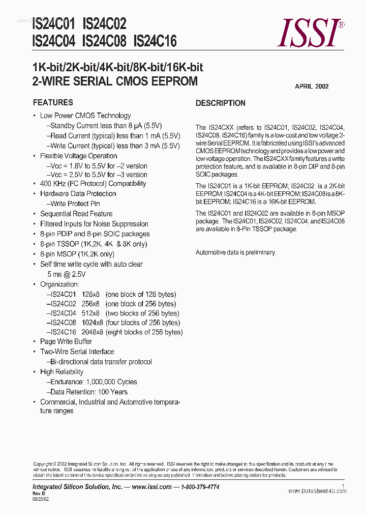 24C01_558633.PDF Datasheet