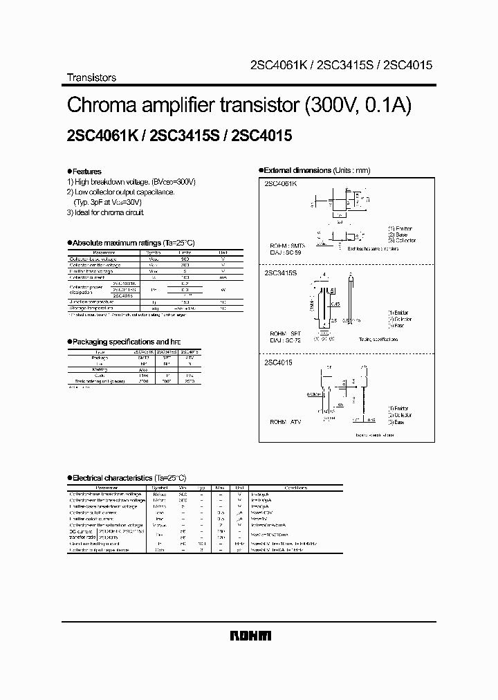 2SC4015_729329.PDF Datasheet