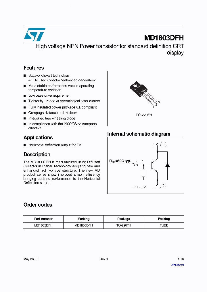 MD1803DFH_562109.PDF Datasheet