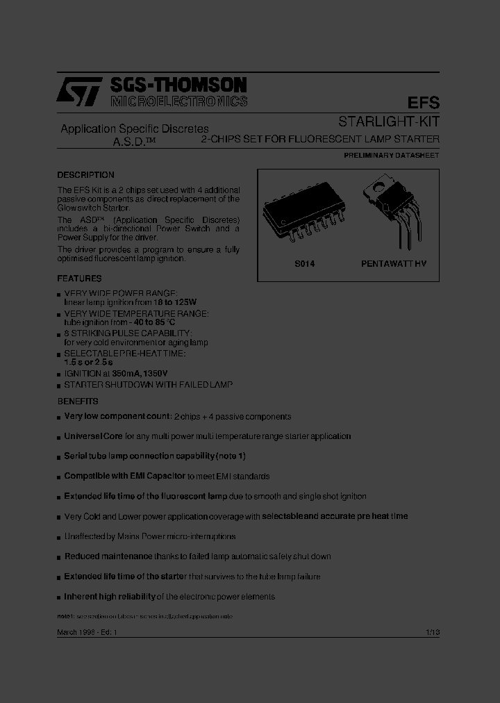 EFS31-T5_610951.PDF Datasheet