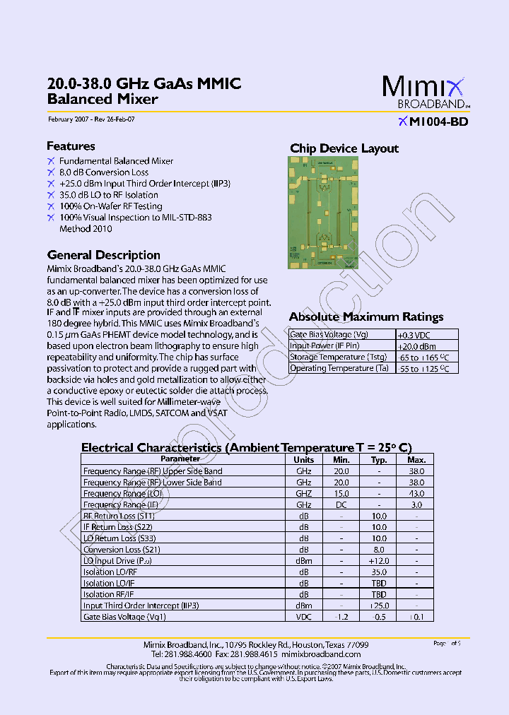 XM1004-BD-EV1_615148.PDF Datasheet