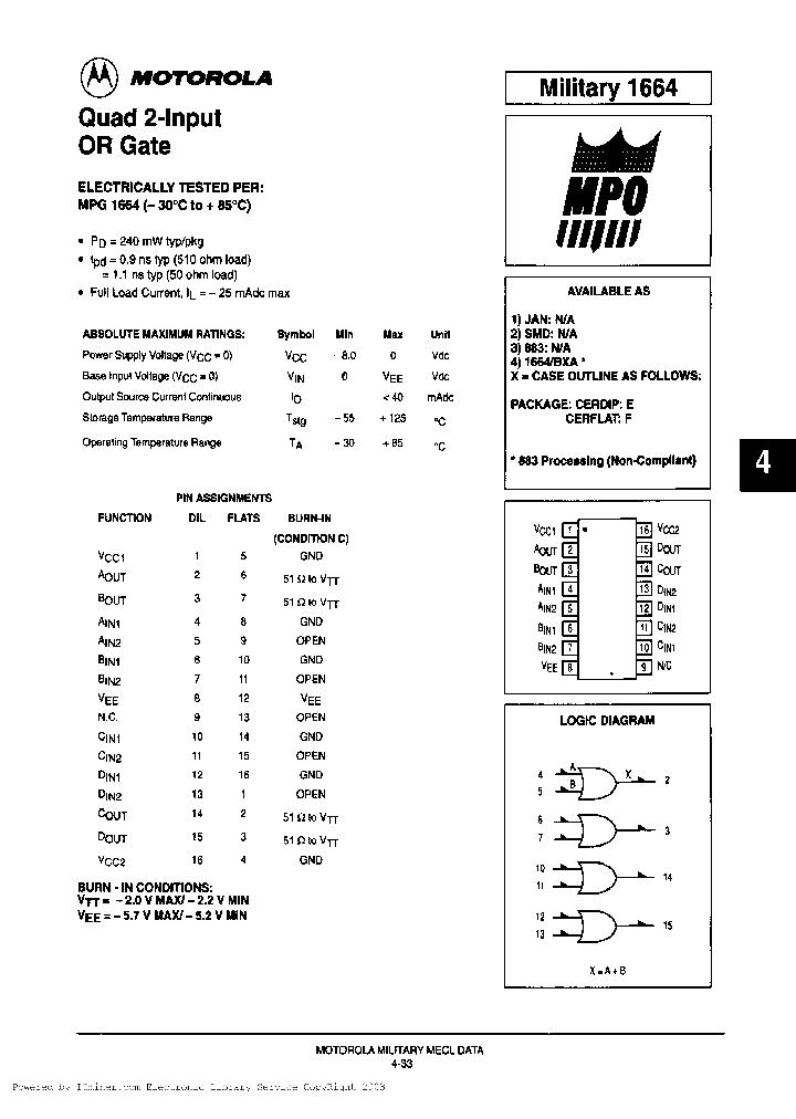 MC1664F_620941.PDF Datasheet