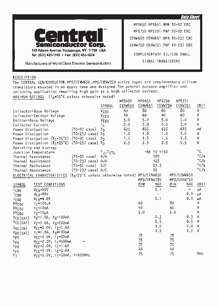MPS6535_627801.PDF Datasheet