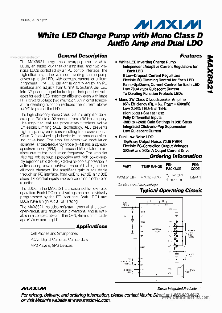 MAX8821_616912.PDF Datasheet