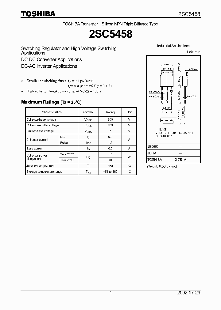 2SC5458_750068.PDF Datasheet