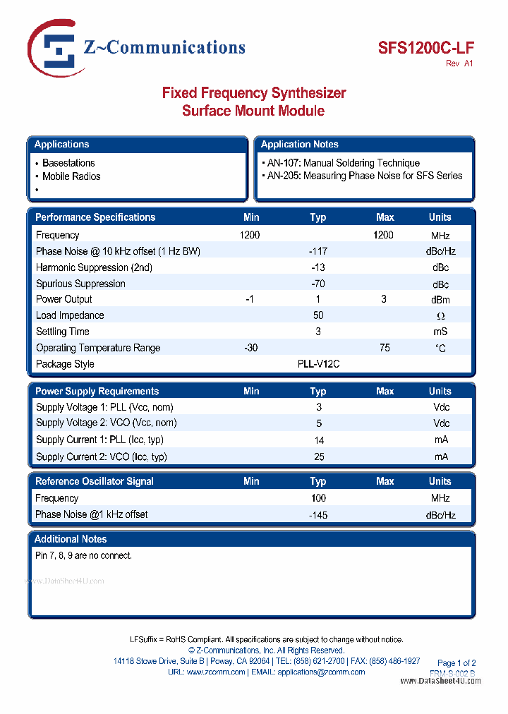 SFS1200C-LF_630775.PDF Datasheet
