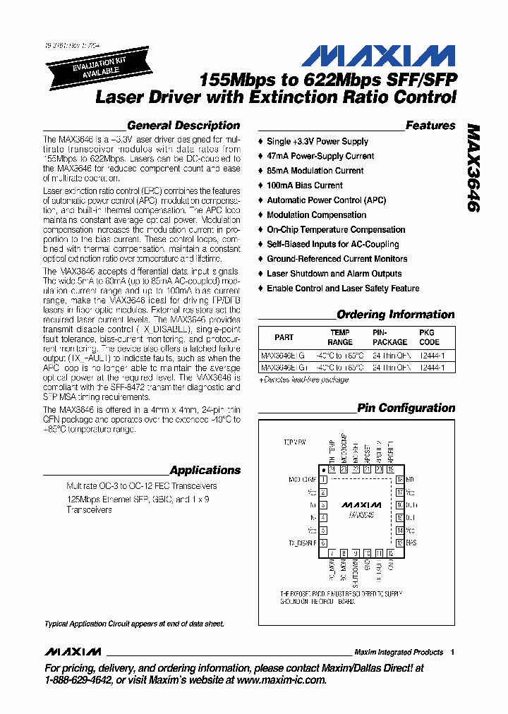 MAX3646_770666.PDF Datasheet