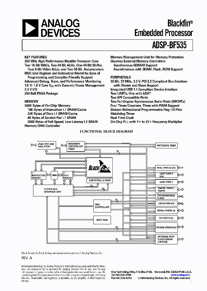 ADSP-BF535P_781533.PDF Datasheet