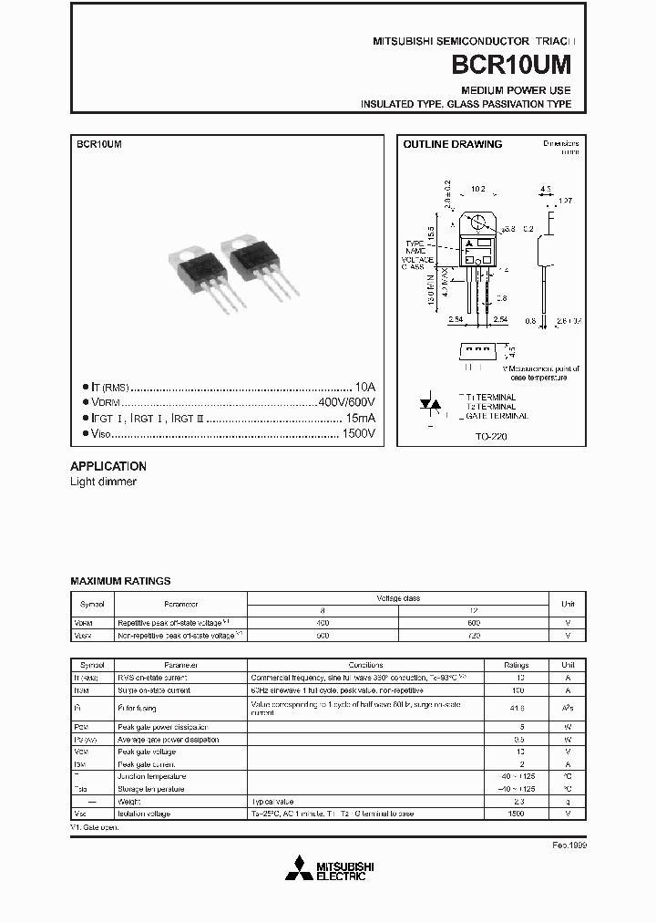 BCR10UM_811325.PDF Datasheet