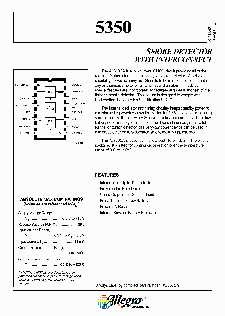 A5350_811351.PDF Datasheet