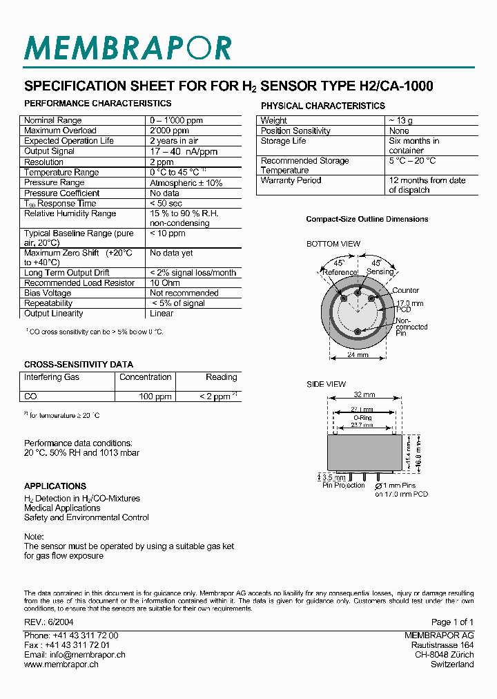 H2-CA-1000_972866.PDF Datasheet