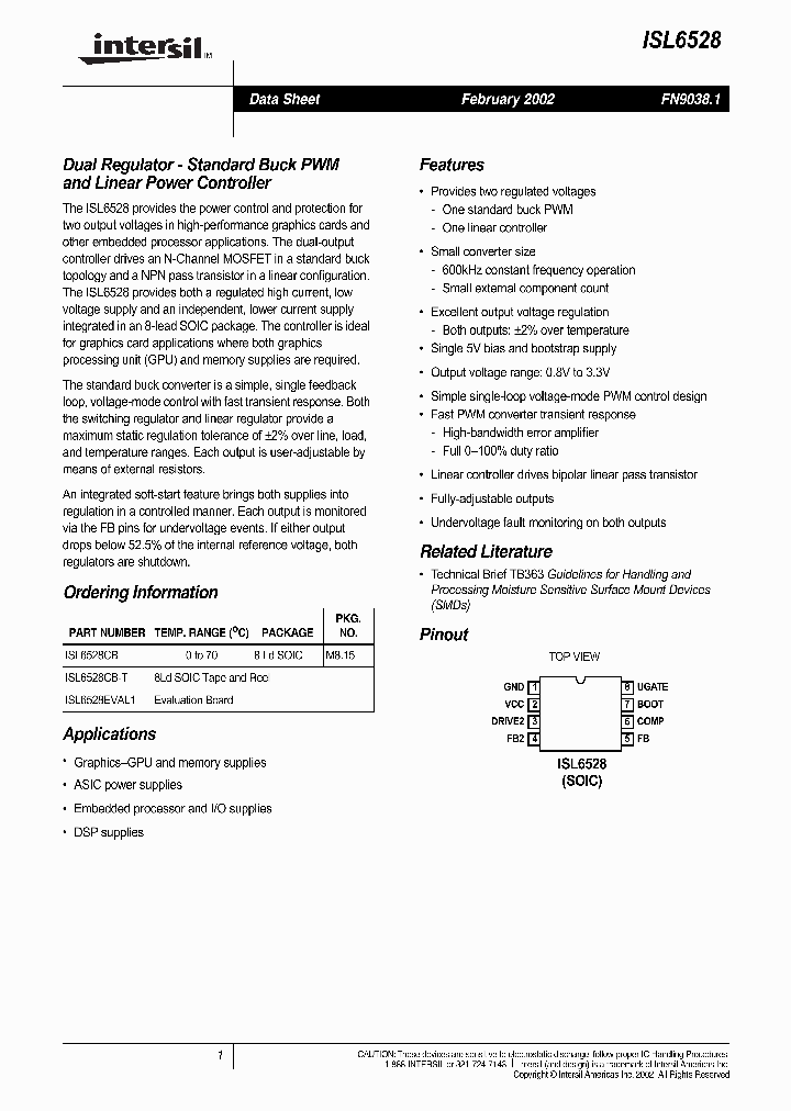 ISL6528_840669.PDF Datasheet