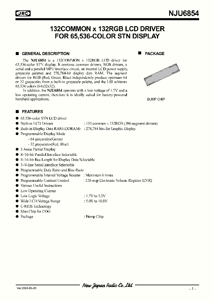 NJU6854_850165.PDF Datasheet