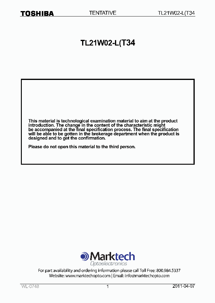 TL21W02-LT34_982372.PDF Datasheet