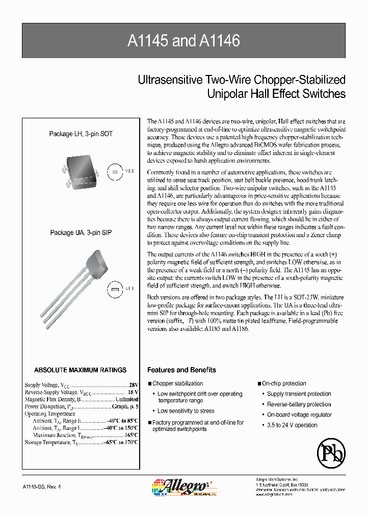 A1145ELHLT_878320.PDF Datasheet
