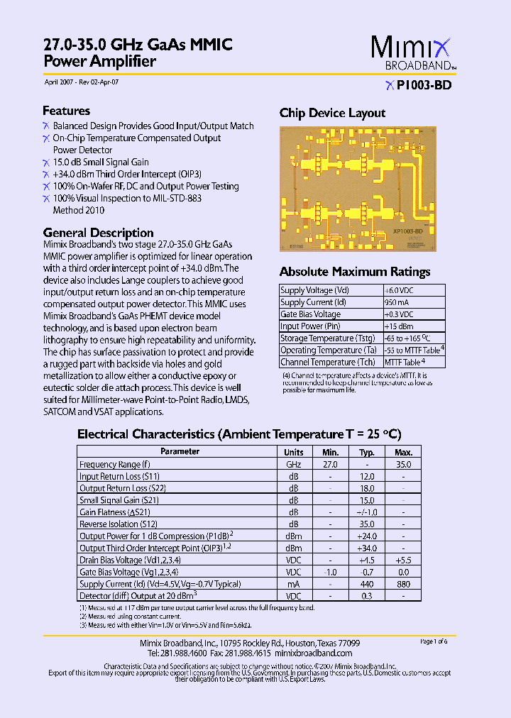 XP1003-BD_986192.PDF Datasheet