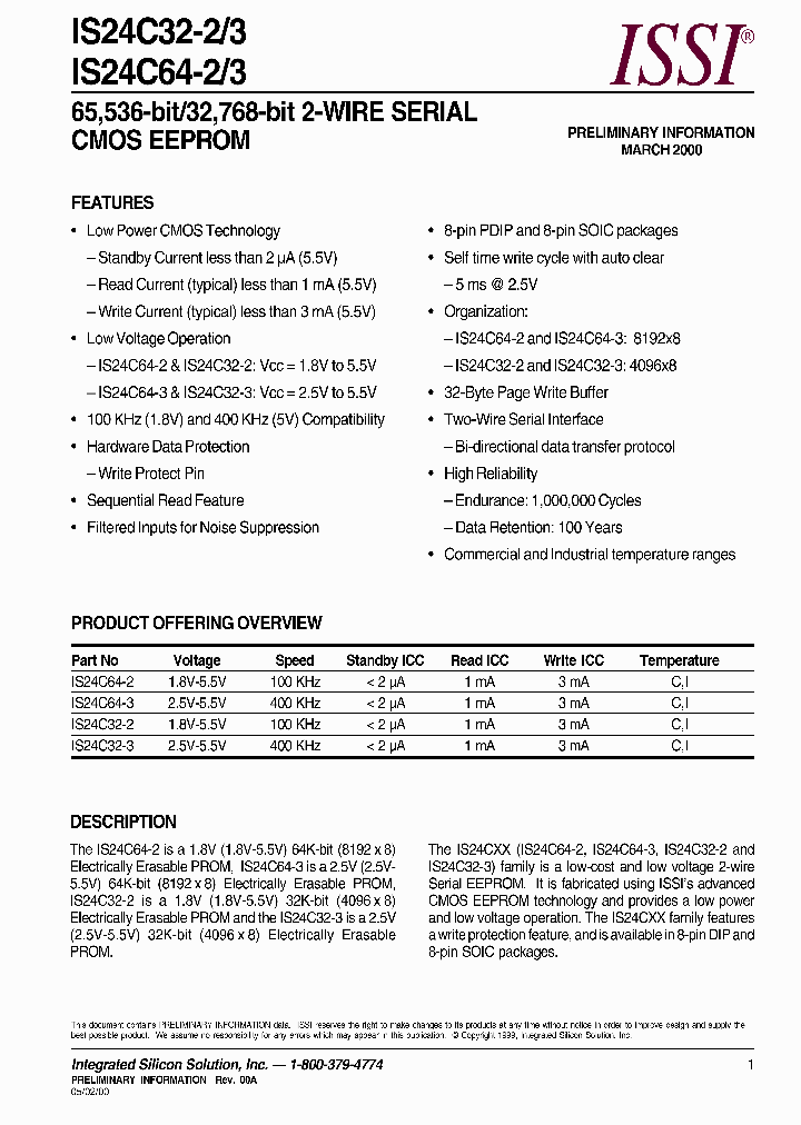 IS24C64-2_642679.PDF Datasheet