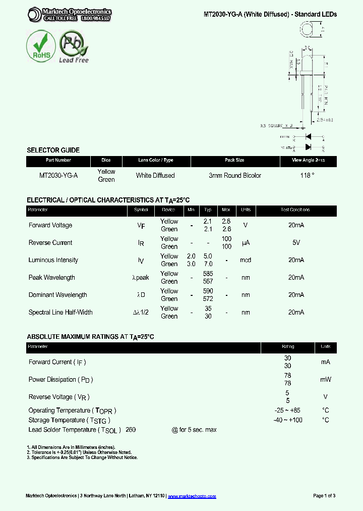 MT2030-YG-A_1002736.PDF Datasheet