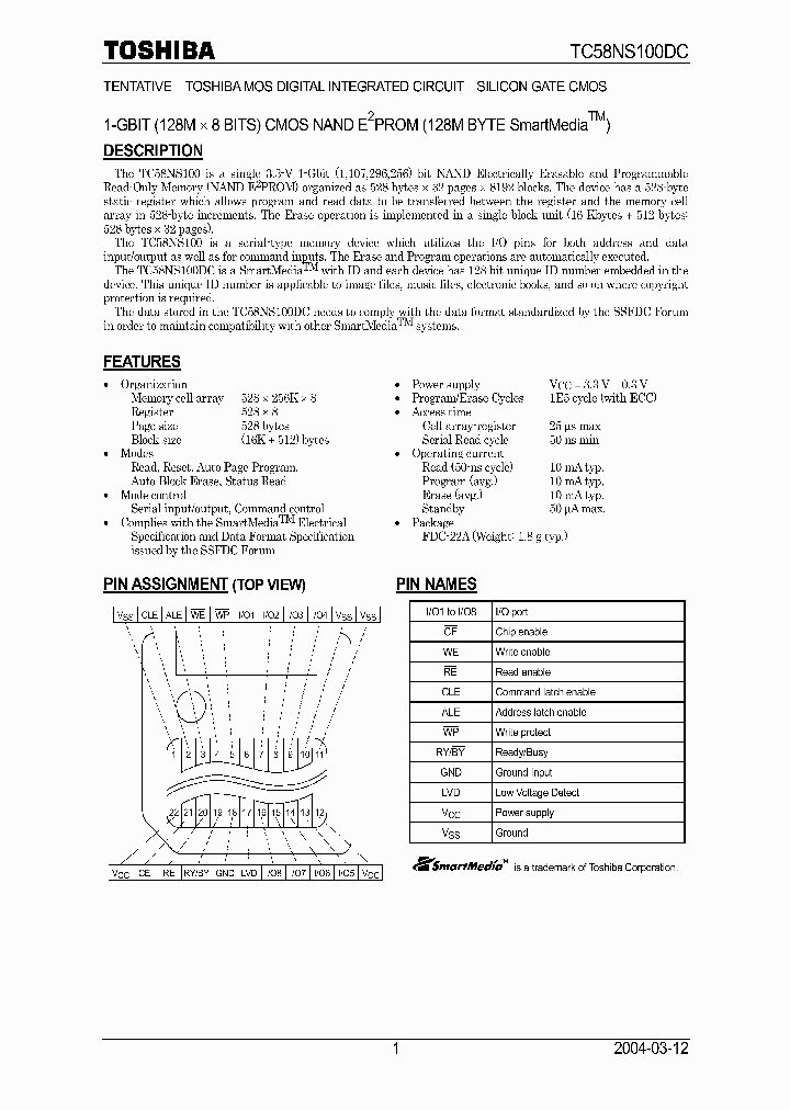 TC58NS100DC_701402.PDF Datasheet
