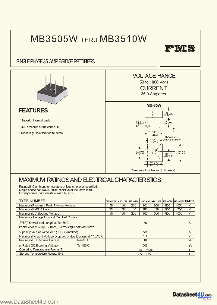 MB3505W_705186.PDF Datasheet