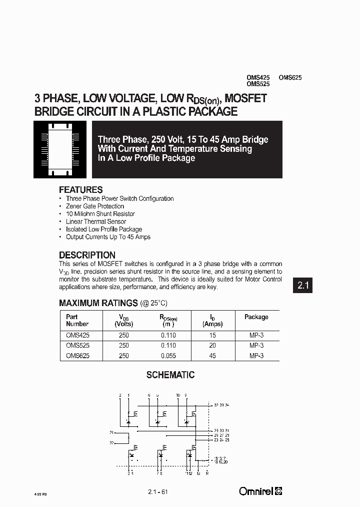 OMS625_644640.PDF Datasheet