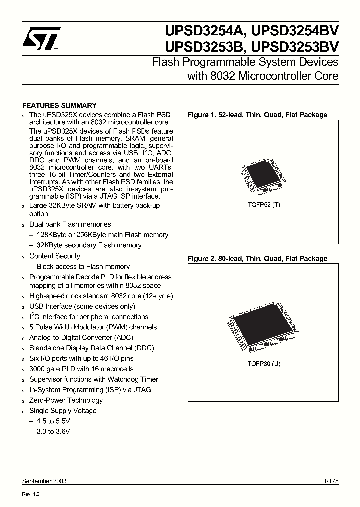 UPSD3253B-40T1T_923185.PDF Datasheet