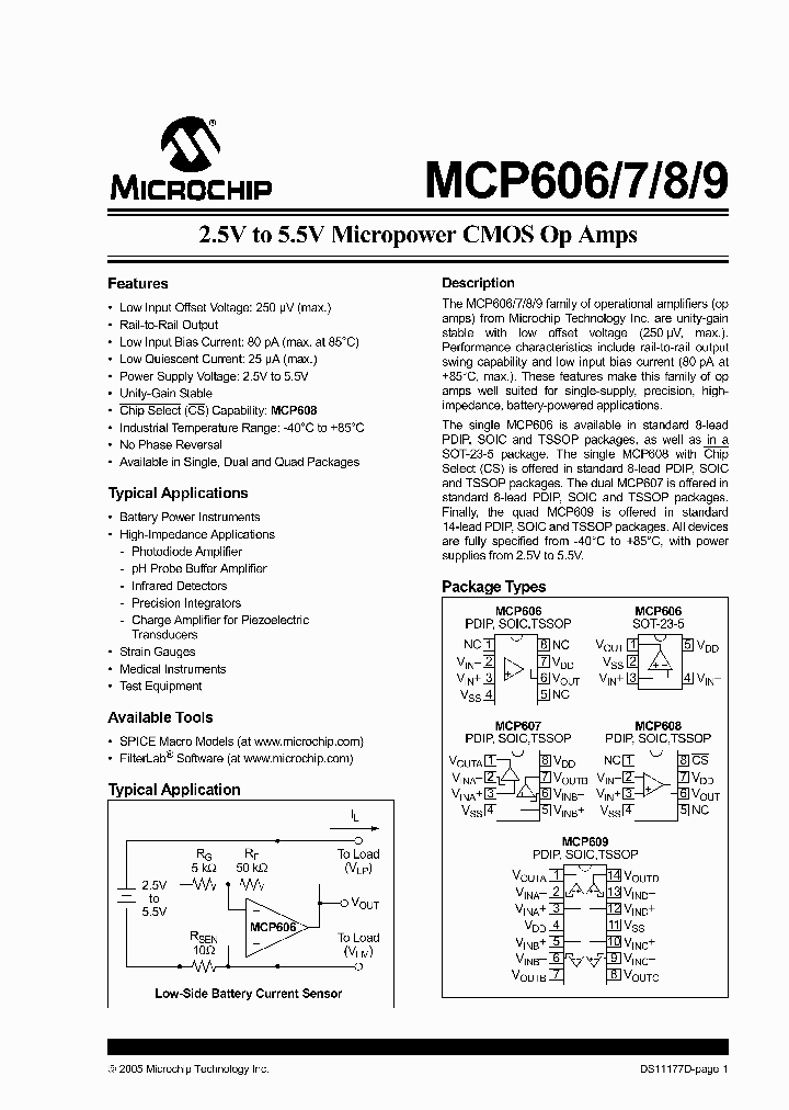 MCP607TIOT_647270.PDF Datasheet