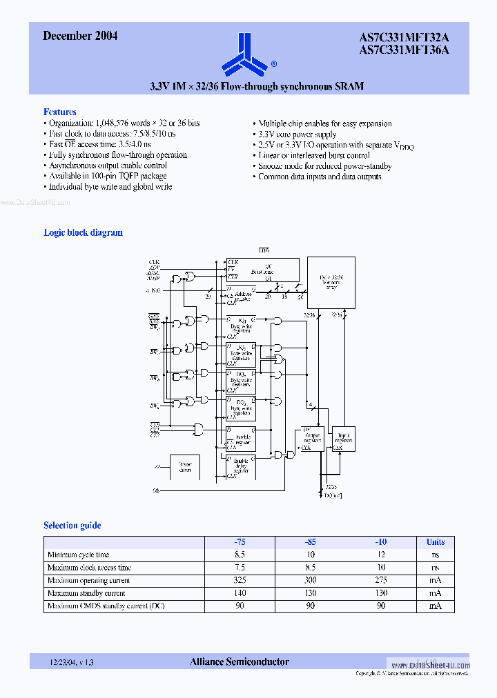 AS7C331MFT32A_716768.PDF Datasheet
