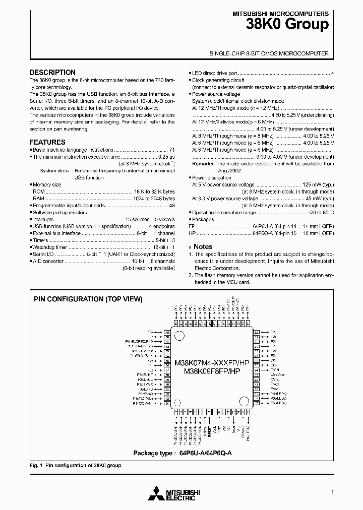 M38K01MA-32FP_657541.PDF Datasheet