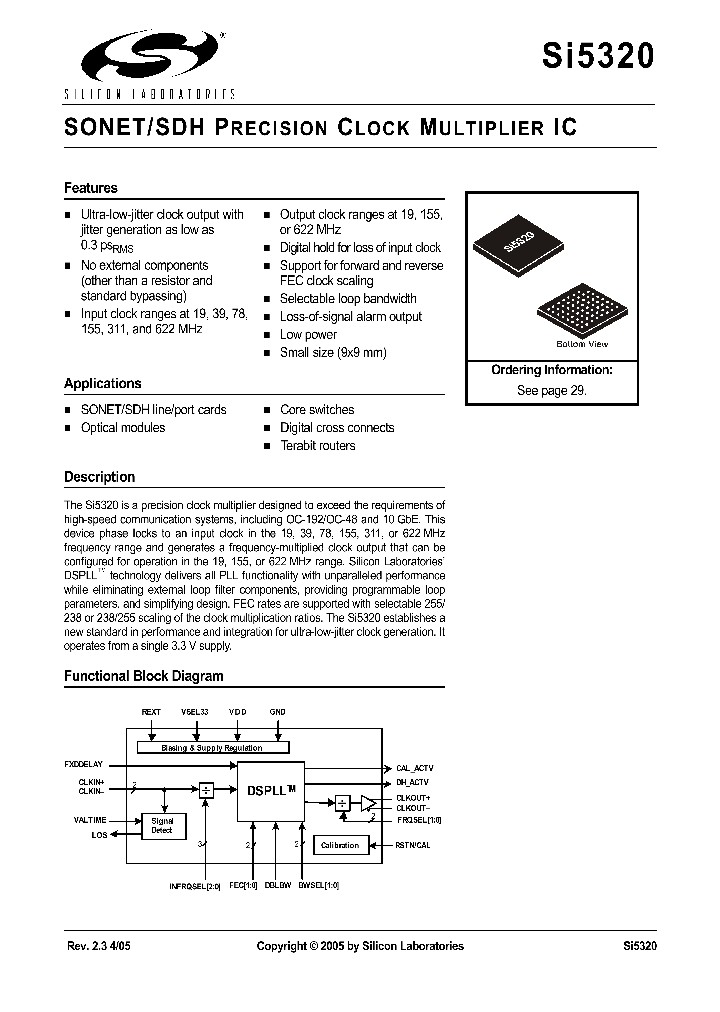 SI5320-X-BC_1036362.PDF Datasheet
