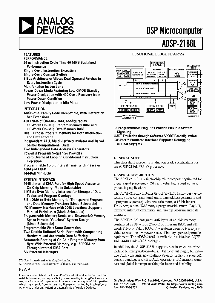 ADSP-2186LBST-133_660210.PDF Datasheet