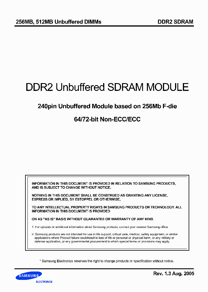 M378T3253FGZ0-CE6D5CC_1038098.PDF Datasheet