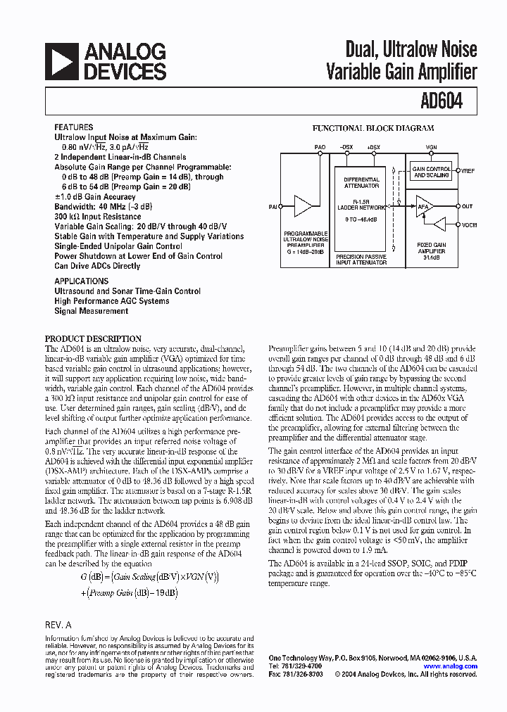 AD604-EB_934606.PDF Datasheet