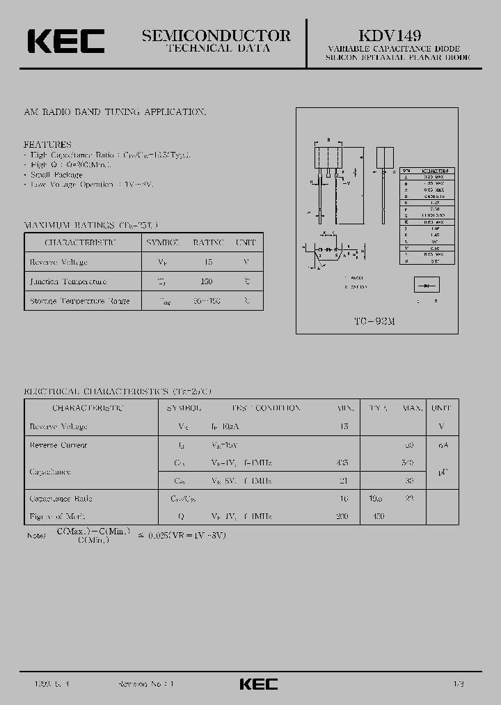 KDV149_662610.PDF Datasheet