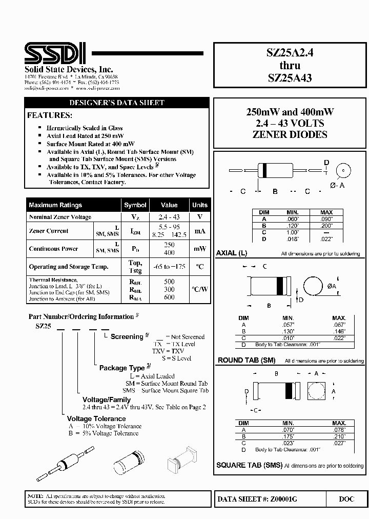 SZ25A91_663042.PDF Datasheet